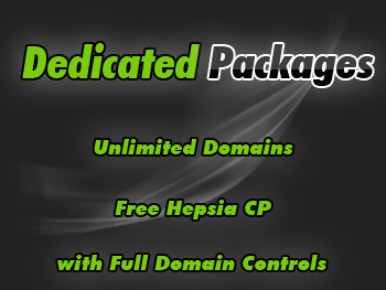 Half-priced dedicated servers hosting plan